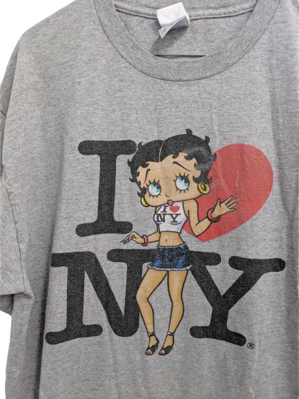 [L] Vintage Betty Boop I Love New York Tee