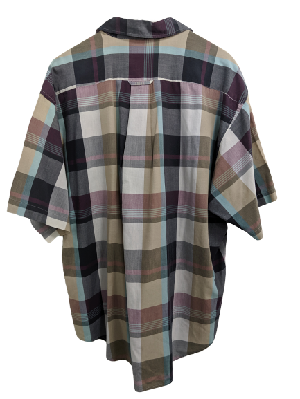 [XL] Vintage Christian Dior Plaid Button-Up Shirt