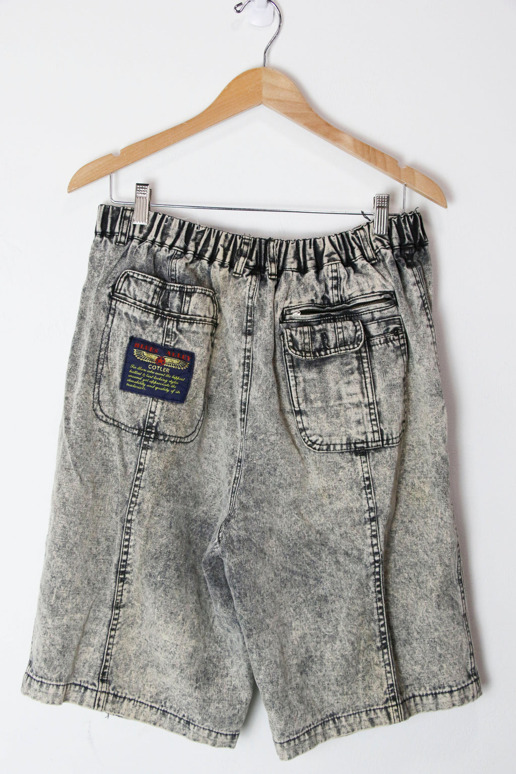 [S] '80s Cotler Stone Wash Shorts