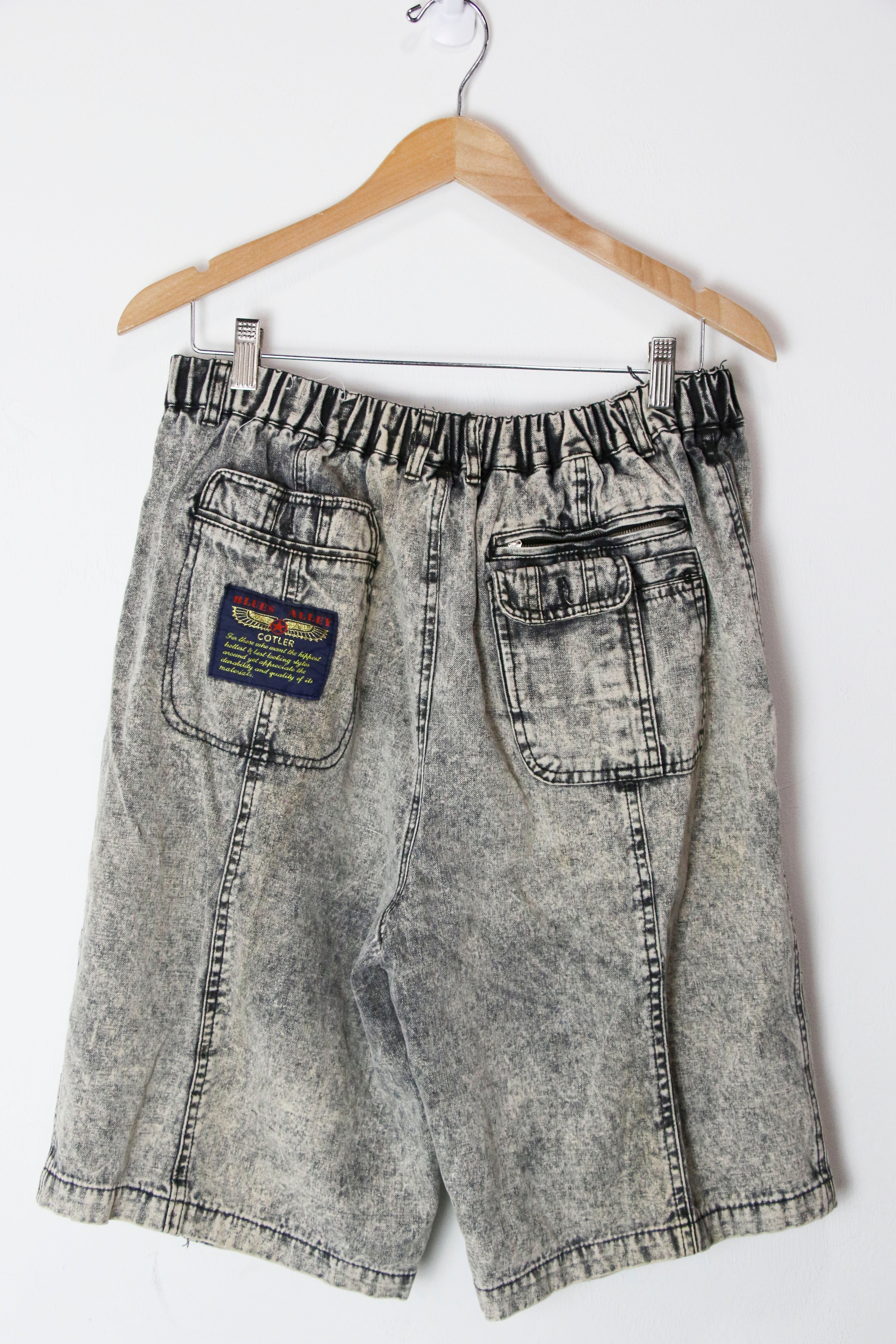 [S] '80s Cotler Stone Wash Shorts