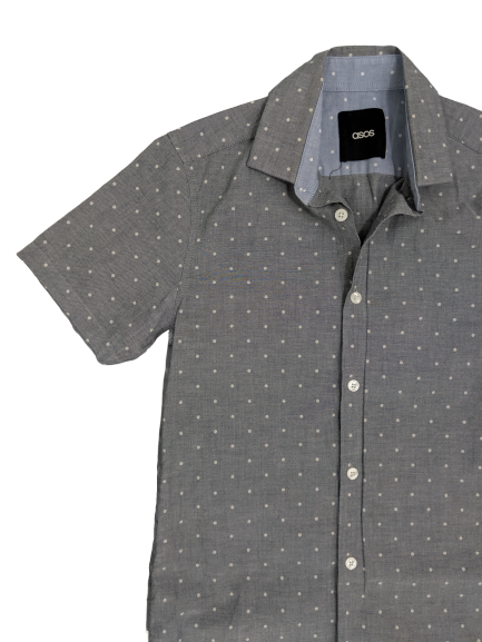[XS] ASOS Polka Dot Button-Up Shirt