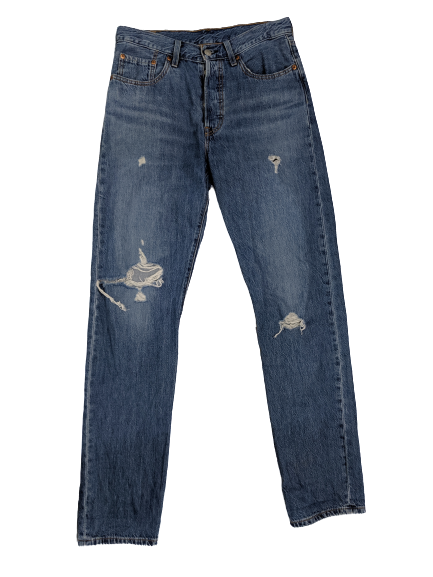 [27x32] Levis 501 Distressed Jeans