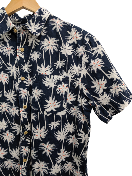 [S] Old Navy Palm Tree Print Shirt