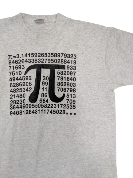 [XL] Vintage "Pi" Single Stitch T-Shirt